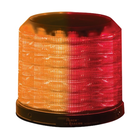 Code 3 Arch 36-LED Beacon, Clear Lens/Rd/Am LEDs A36-CRA