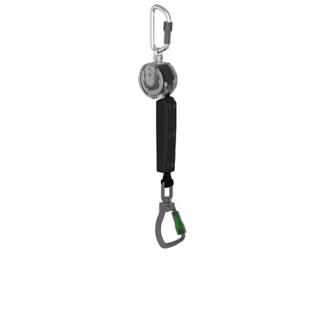 Msa Safety V-TEC Self Retracting Lifeline, Carabiner, Aluminum, 1 Leg(s), 400 lb Weight Capacity VTOHW-031-DC-A
