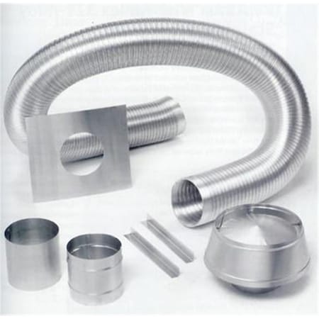 Rickis Rugs Selkirk Corporation 1760035 6 Inch X 35' Selkirk Gas Relining Flexi-liner Kit Aluminum RI2548196