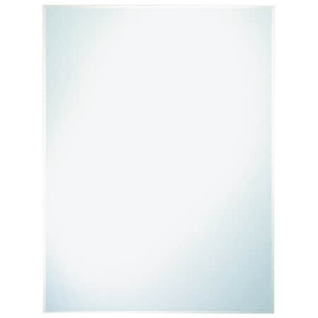 Renin Somerset Frameless Mirror, 48 in L, 36 in W, Rectangular, Clear Frame 201360