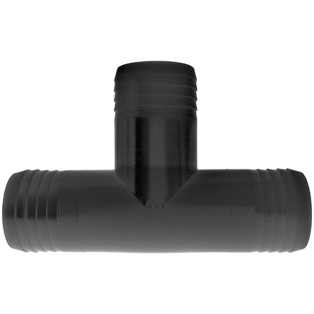 Green Leaf T114P Hose Adapter Tee, Polypropylene, Black T 114 P
