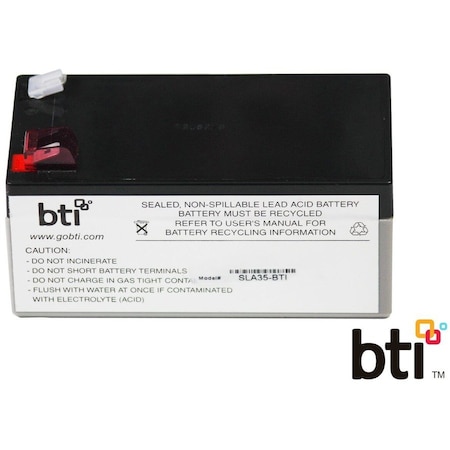 Battery Technology BTI Replacement Battery RBC35 for APC - UPS Battery - Lead Acid - BE425M RBC35-SLA35-BTI