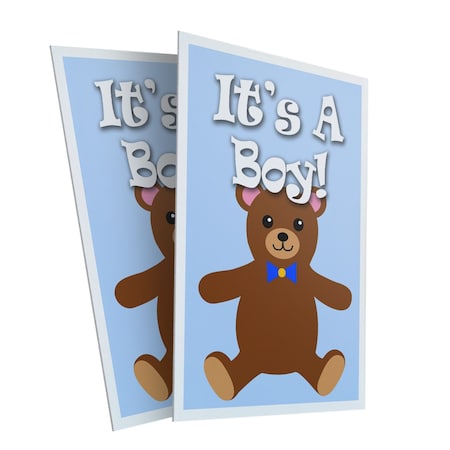 Signmission It's A Boy!, Plastic Signs Only 24 Inch x 36 Inch, Corrugated Plastic, 2PK CSB-2436-2PACK-It's A Boy!