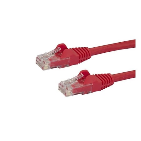 Ezgeneration 1 ft. Cat6 Ethernet Patch Cable with Snagless, Red EZ329972