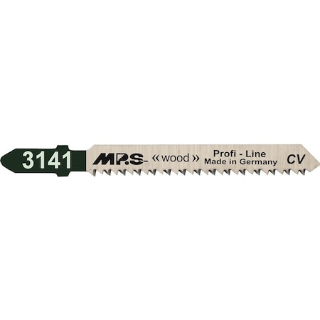 Mps CV 3.1-in 13 TPI wood cutting Jig Saw blade, 5PK 3141-5