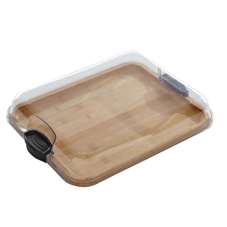 Lifetime 14 in. L X 11 in. W Bamboo Cutting Board & Serve Tray 5317453