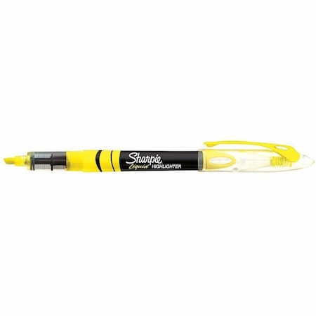 Sharpie Liquid Highlighter, Chisel Tip Yellow PK12 1754463
