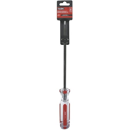 Task Tools Screwdriver Hardgrip 2-Rob 8in T50446C