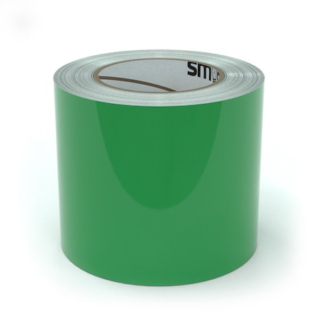 Smart Stripe Carpet Tape, Vinyl film, 4 in W., 75 ft L., 4 mil Thickness SCT405