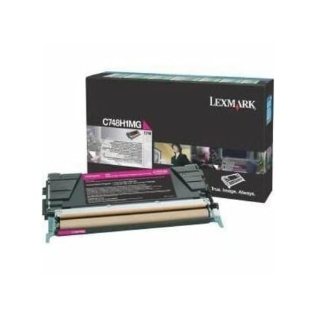 Lexmark High Yield Magenta Toner Cartridge 10K YLD C748H1MG