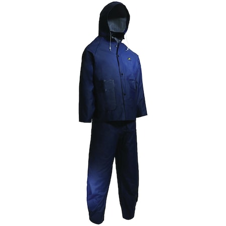 Onguard Sitex 3-Piece Rainsuit, - Rain Jacket, Detachable Hood and Overalls 76599.XL
