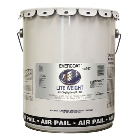 Evercoat LITE WEIGHT Lightweight Body Filler, 5 Gallon Pail-Mechanical 100167
