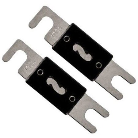 Raptor 200A ANL Nickel Plated Mid Series Fuses, 2PK RANL200