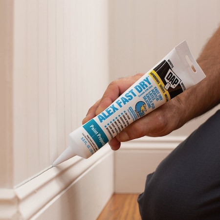 Dap Alex Fast Dry 5.5 Oz. White Siliconized Acrylic Latex Caulk 7079818408