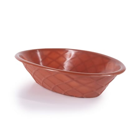 Hs Oval Weave Basket, Paprika, 24 each/case HS1048PK