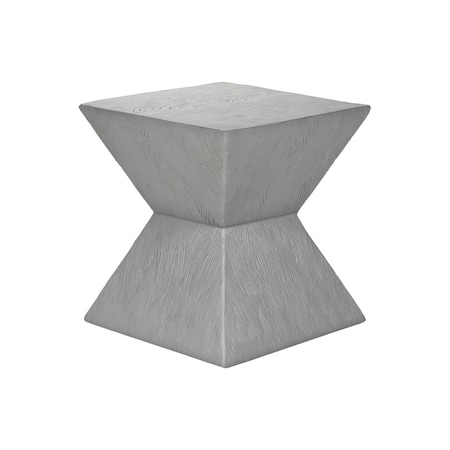 Monarch Specialties Accent Table 25"h, Indoor or Outdoor, Side Table, Nightstand, Bedroom, Living Room, Grey, Modern I 4125