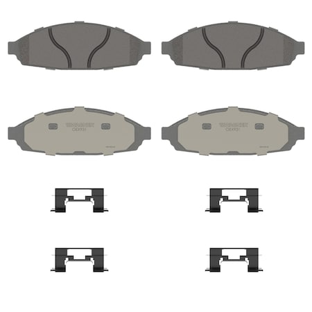 Wagner Brake OEX Front Disc Brake Pad Set Premium Ceramic,  OEX931