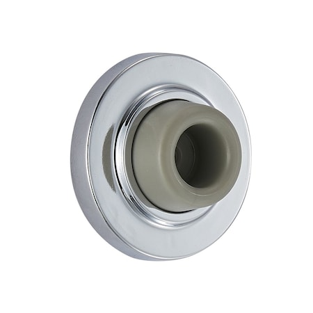 Geo Concave 2-1/2" Round Wall Stop Polished Chrome Finish GBH-DSWSV-PC