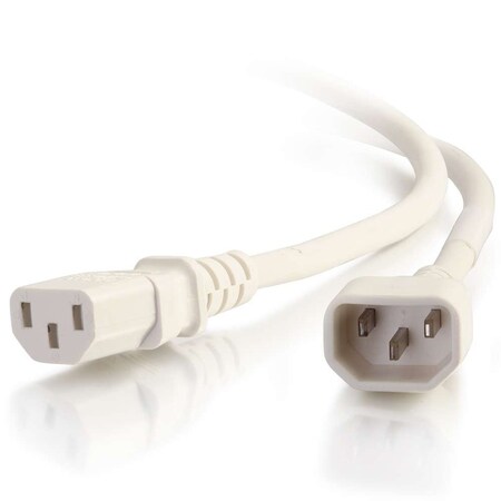 C2G 4Ft C14 To C13 18/3 Sjt White 17497