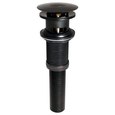 Plumb Pak Stylewise Pushbutton Sink Drain, 114 in Connection, Brass, Bronze K820-75BRZ