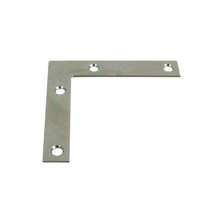National Hardware 117BC Series Corner Brace, 3-1/2 in L, 5/8 in W, 3-1/2 in H, Steel, Zinc, 4PK N266-544