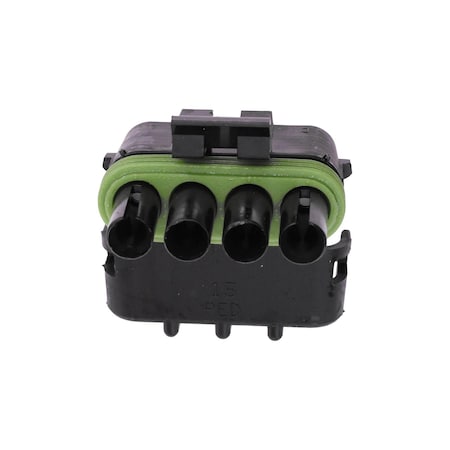 Auveco Weather Pack Terminal Shell 4 Way Flat Male, 5PK 18145