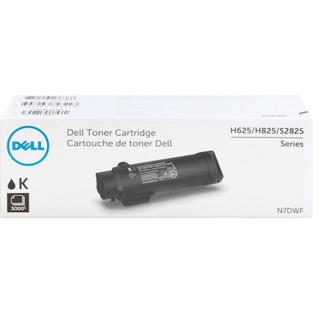 Dell High Yield Black Toner 3K YLD 593BBOW N7DWF