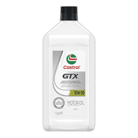 Castrol Motor Oil, 10W-30 SAE, Petroleum, 1 Qt. 06145