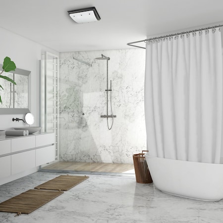 Good Housekeeping Buckingham bath fan w/light in MB 90068