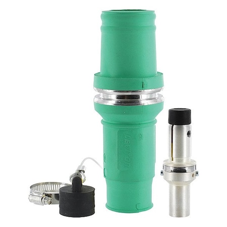 Leviton Single Pole Inline, 636 A, Male, Green 49M31-G