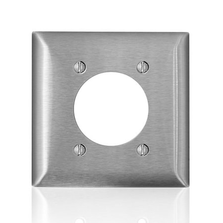 Leviton Wall Plate, Toggle, Stainless Steel SS703-40