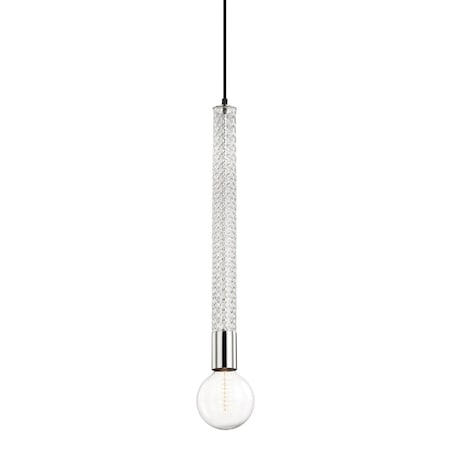 Mitzi Pippin 1 Light Pendant 4.75 In. Polished Nickel H256701-PN