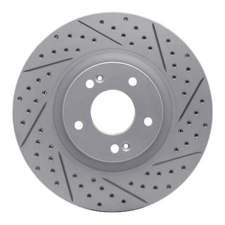 Dynamic Friction Co DFC Geoperformance Rotor - Drilled and Slotted 830-03003R