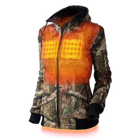 Gobi Heat Shadow Women's Heated Hunting Hoodie, Camo, 2XL 723503