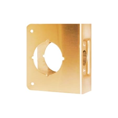 Don-Jo Mfg Door Wrap 2-3/8in Backset, 1-3/4in Door, 4in W x 4-1/2in H, 2-1/8in Hole, 612/US10 Bronze 61-BZ-CW