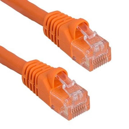 Sanoxy 25ft Cat5e 350 MHz UTP Snagless Crossover Ethernet Network Patch Cable, Orange SNX-CBL-LDR-C5103-5025