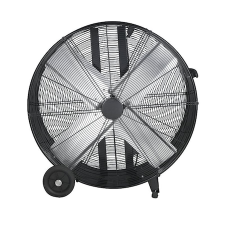 Visionair Heavy-Duty High-Velocity Drum Fan, 120 V, 30 in Dia Blade, 3-Speed, 9020 cfm Air 2VAFDRUM30