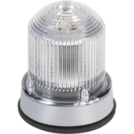 Edwards Signaling Warning Light, Amber, LED, 120V AC, 65 FPM, 3 1/4 in Dia. 125LEDFA120A