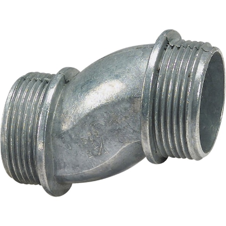 Halex 1-1/4'' Rigid Die-Cast Zinc Offset Nipple 4012