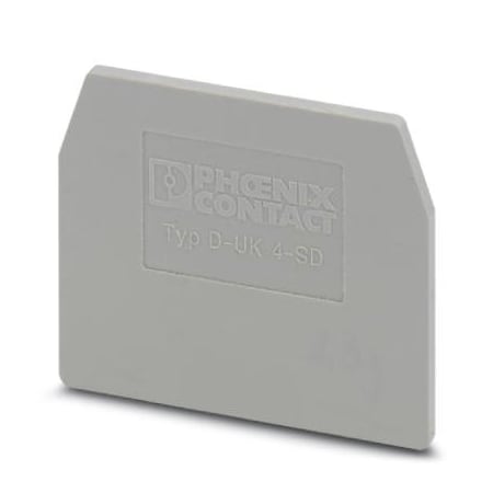 Phoenix Contact D-UK 4-SD End cover Length: 45.5 mm 3246862