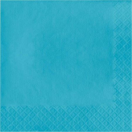 Touch Of Color 6.5" x 6.5" Bermuda Blue Napkins 600 PK 661039B