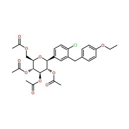 Ak Scientific Dapagliflozin tetraacetate (1g), CAS 461432-25-7 6348AB-1g