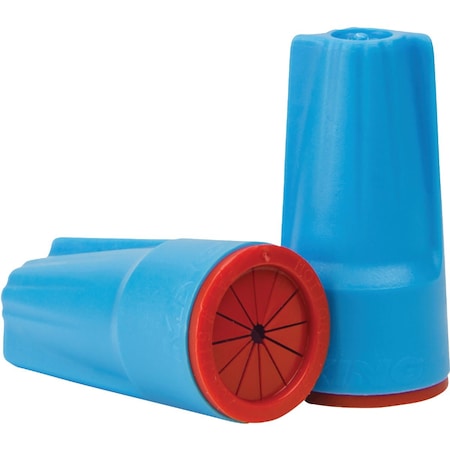 Gardner Bender King Electric Medium Aqua/Red Waterproof Wire Connectors, 20PK 62225