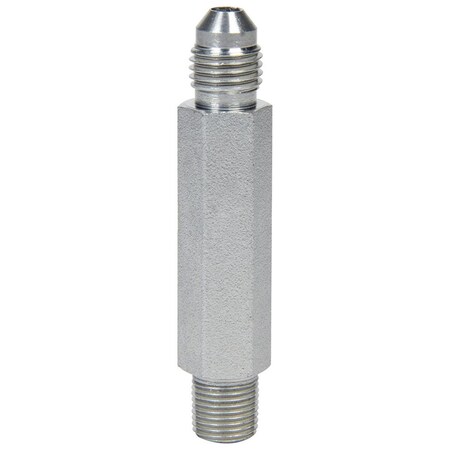 Allstar Performance 4AN Male to 0.125 in. NPT Male Tall Straight Fitting Adapter - Zinc Oxide ALL50004
