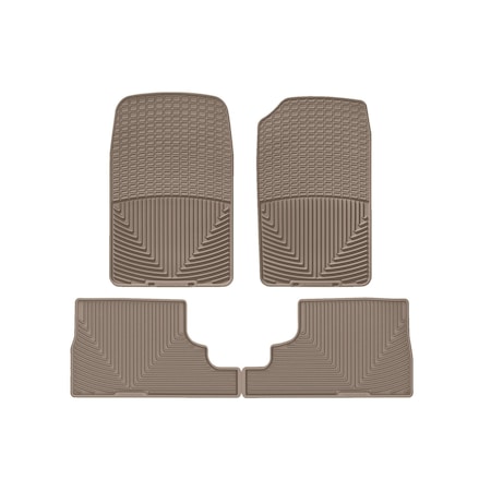 Weathertech Tan, Front and Rear All Weather Floor Mats W38TN-W431TN