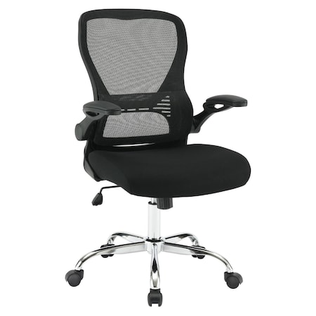 Office Star Products Executive Seating Mesh Back Manager's Chair, Black EM96809C-3
