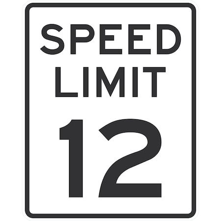 Lyle Speed Limit 12, 24x30, Engineer Grade, White G-14025-EG_24x30