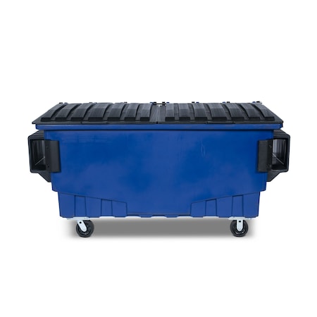 Toter Front Load Container, 1 Cubic Yard 750 lbs. Cap., Blue FR010-00705