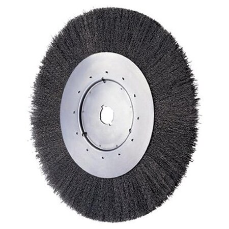 Advance Brush 6 Inch Crimped Wire Wheel Narrow Face .008 Cs Wire 410-80039