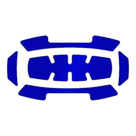 Milwaukee Tool 5PC Reflective Sticker Set - Blue 48-73-4605